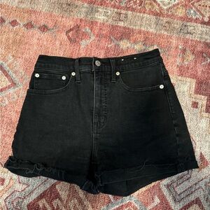 Madewell Dark Denim Jean Shorts